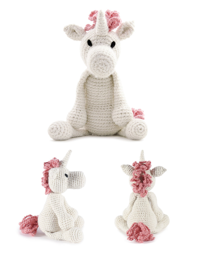 toft ed's animal chablis the unicorn amigurumi crochet